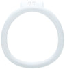 White Olympus 3D printed 60mm chastity back ring with a barrel lock system.