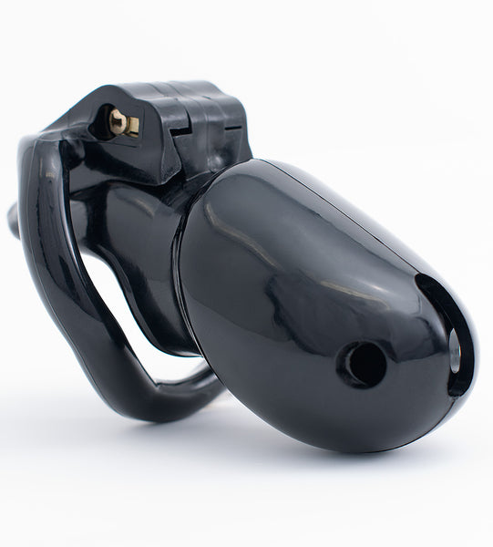 Maxi size black Holy Trainer V3 chastity device.