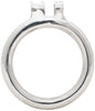 45mm stainless steel circular chastity device back ring