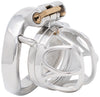 JTS S215 small chastity device with a curved ring