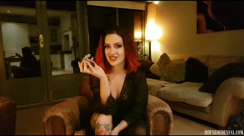 Locked in Chastity by Mistress Adreena Clip Review