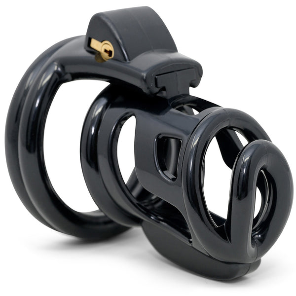Angled view of the black HoD227 cage kit with one of the supplied back rings attached.