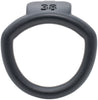 Black Olympus 3D printed 38mm chastity back ring with a barrel lock system.