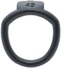 Black Olympus 3D printed 45mm chastity back ring with a barrel lock system.
