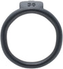 Black Olympus 3D printed 56mm chastity back ring with a barrel lock system.