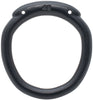 Black Olympus 3D printed 48mm chastity back ring with a hexlock system.