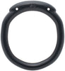 Black Olympus 3D printed 50mm chastity back ring with a hexlock system.