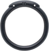 Black Olympus 3D printed 56mm chastity back ring with a hexlock system.