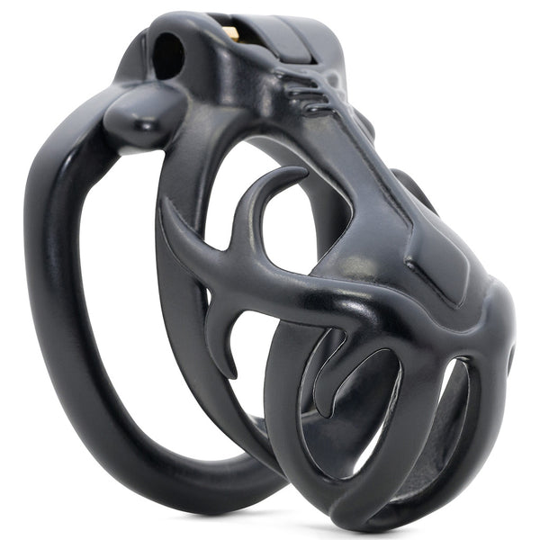 Black Orion barrel lock cage kit with antler detailing along the sides.