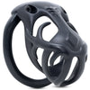 Black nylon printed Orion cage kit with antlers down the side of the tube and hexlock screws.