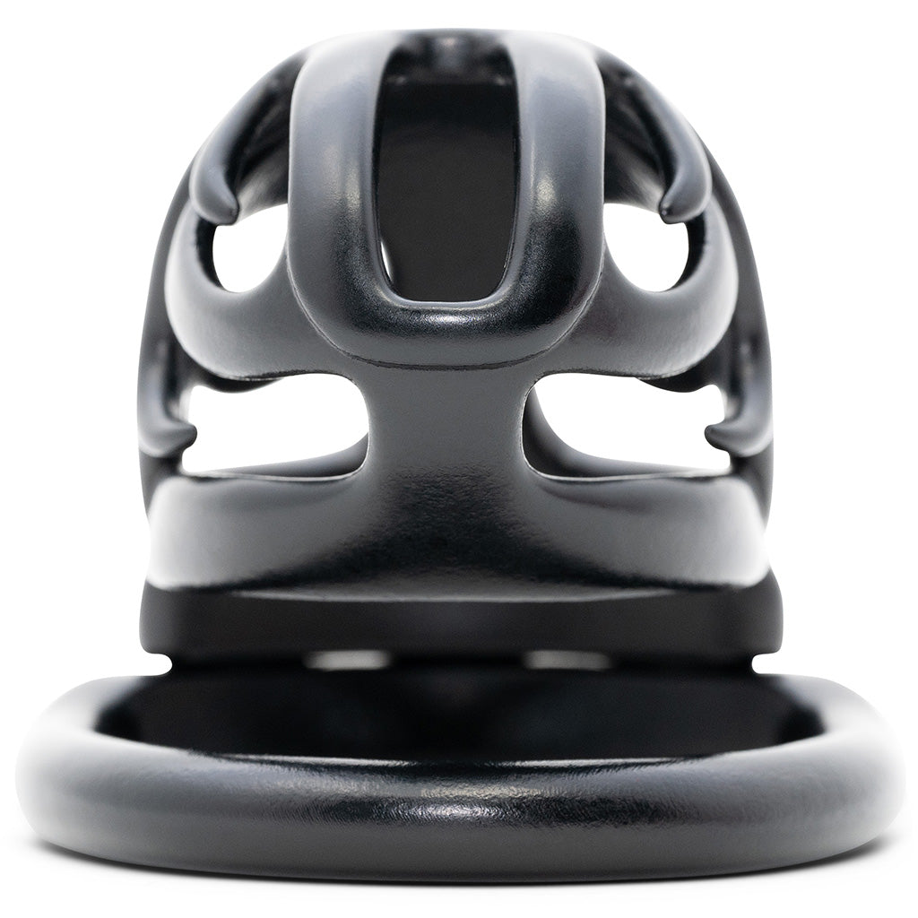 Bottom of the black Orion kit showing the gap size between the cage and back ring.