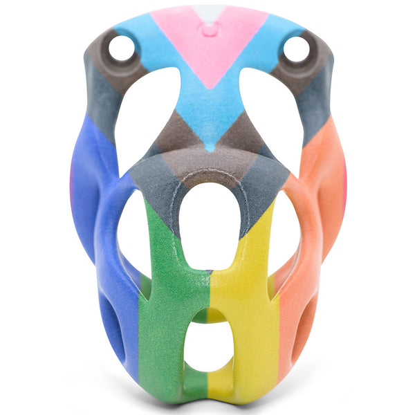 The front of a pride Hera hexlock cage in small size.