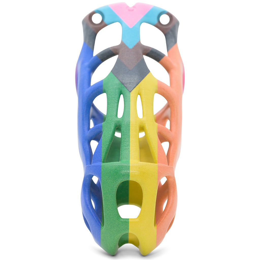 The front of a pride Hera hexlock cage in XXL size.