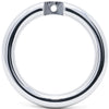 A polished 45mm internal diameter circular back ring with a mounting tab and a pre-drilled hole, shown on a clean white background.