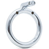 A polished metal circular ring in 40mm size with a small attached bracket and two visible screw holes, shown on a clean white background.