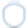 White Olympus 3D printed 50mm chastity back ring with a barrel lock system.
