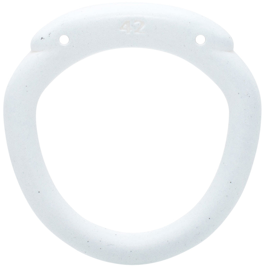 Back Ring Accessory White Olympus Back Ring - Hexlock - All Sizes | House of Denial