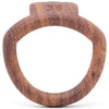 Wood effect Olympus 3D printed 38mm back ring with a barrel lock system.
