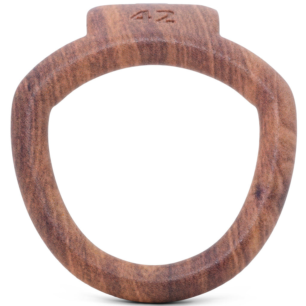 Wood effect Olympus 3D printed 42mm back ring with a barrel lock system.