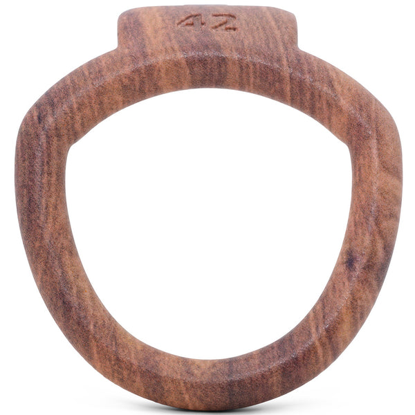 Wood effect Olympus 3D printed 42mm back ring with a barrel lock system.