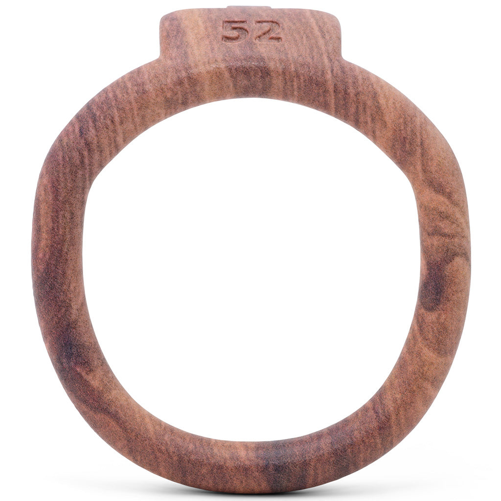 Wood effect Olympus 3D printed 52mm back ring with a barrel lock system.