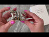 Attaching the standard size S100 cage to a hinged back ring, inserting the barrel lock into the kit then removing the key.
