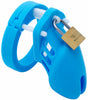 Blue small HoD600S silicone male chastity device