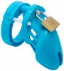 Blue small HoD600 male chastity device