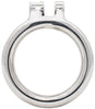 40mm stainless steel circular chastity device back ring
