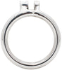 50mm stainless steel circular chastity device back ring