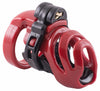 Small red PC1 male chastity device