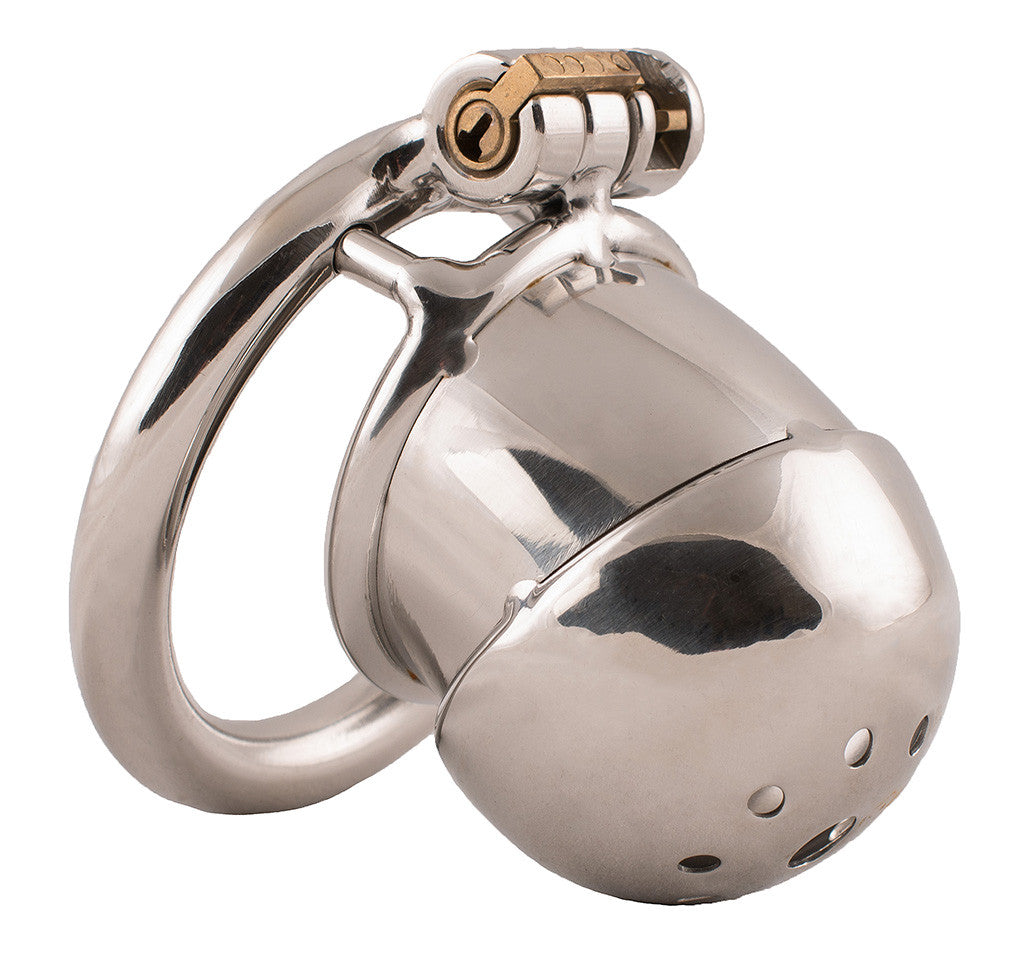 Small steel HoD S79 male chastity device
