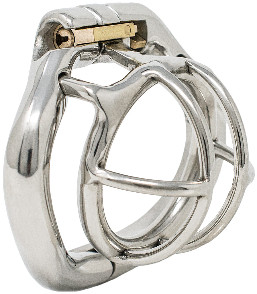 Small HoD S99 steel male chastity device