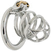 JTS S201 large chastity device with a circular ring