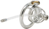 JTS S202 small chastity device with a urethral tube and circular ring