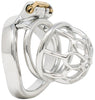 JTS S205 medium chastity device with a curved ring
