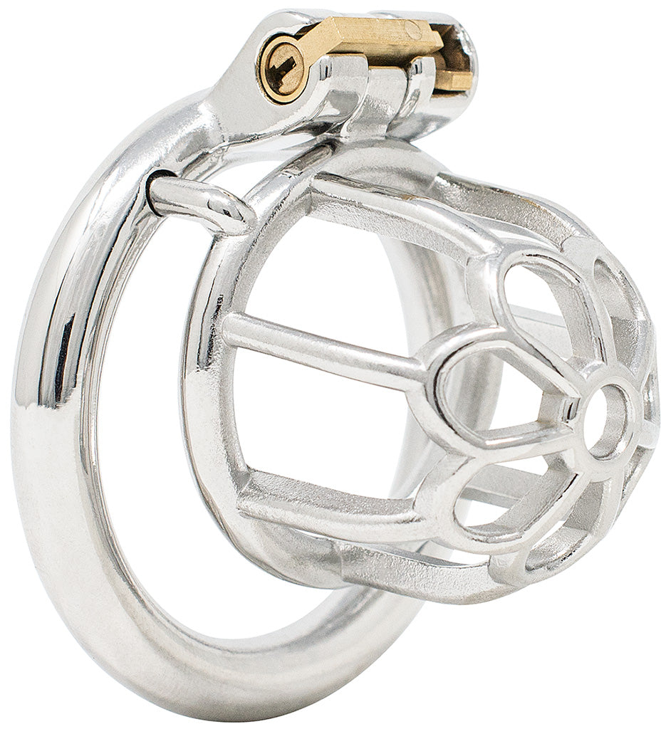 JTS S205 small chastity device with a circular ring