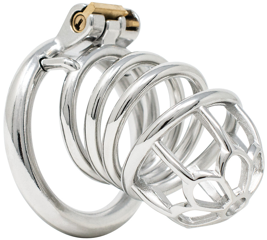 JTS S205 XL chastity device with a circular ring