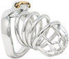 JTS S205 XL chastity device with a curved ring