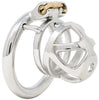 JTS S209 medium chastity device with a circular ring