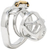 JTS S209 medium chastity device with a curved ring