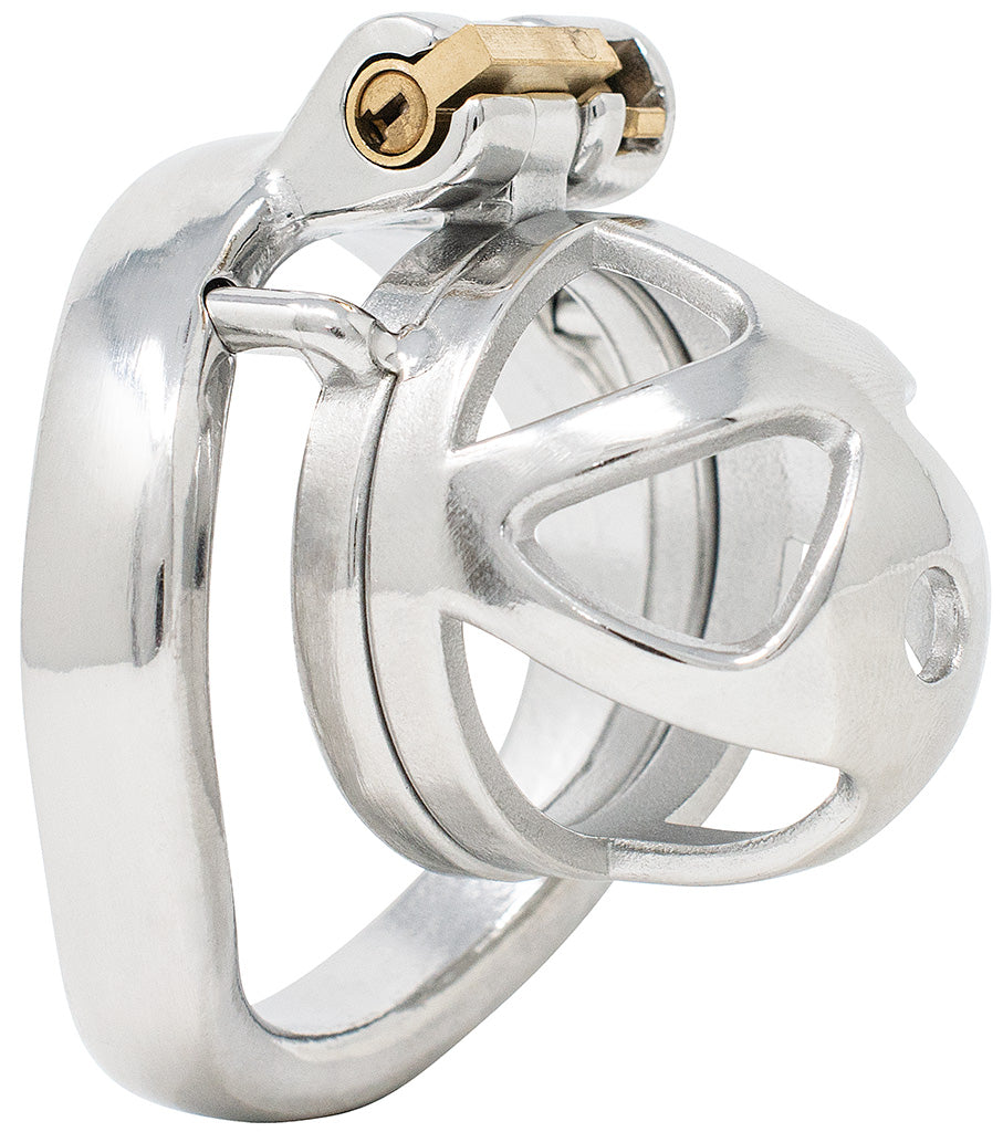 JTS S209 small chastity device with a curved ring