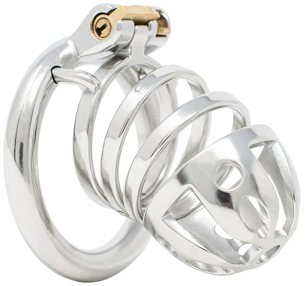 JTS S213 XL chastity device with a circular ring