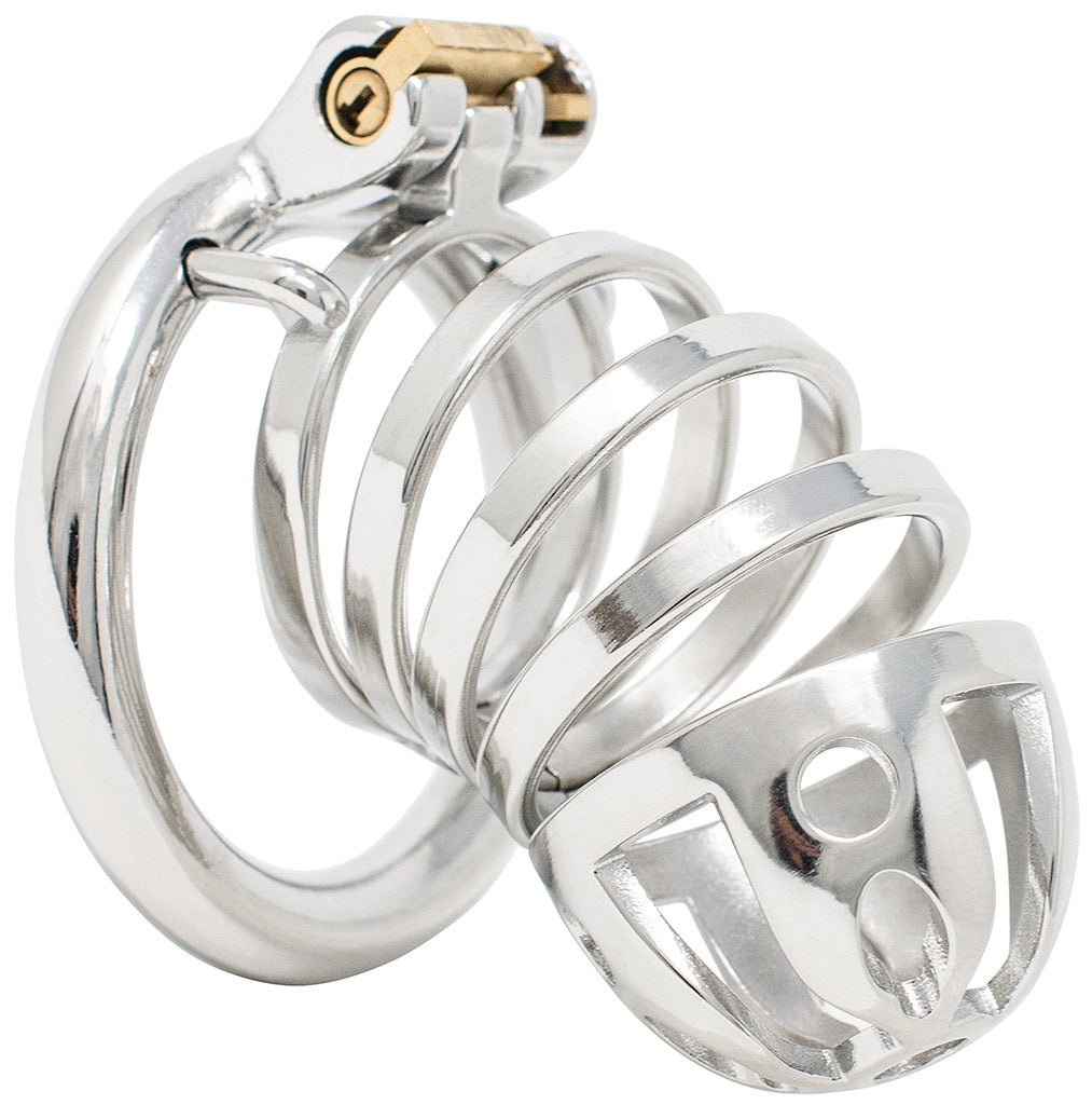 JTS S213 XXL chastity device with a circular ring