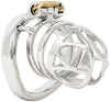 JTS S215 large chastity device with a curved ring