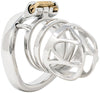 JTS S215 large chastity device with a curved ring