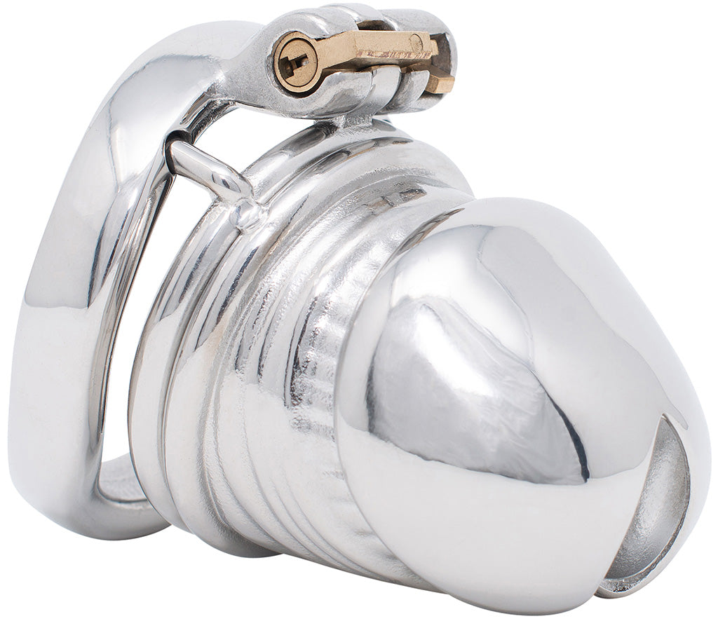 JTS S216 small chastity device with a curved ring