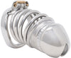 JTS S216 XXL chastity device with a curved ring