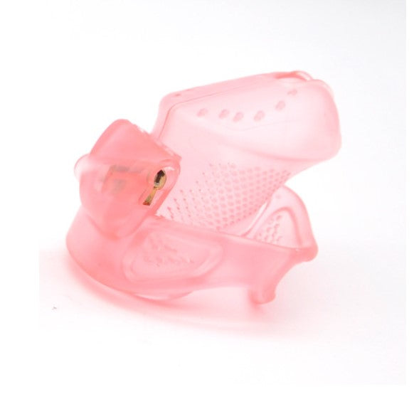 Small size pink HoD373 male chastity device