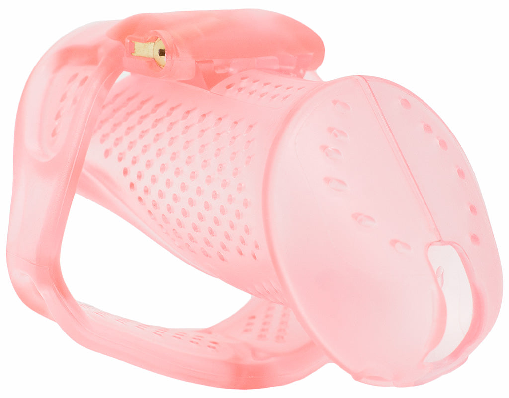 Standard size pink HoD373 male chastity device